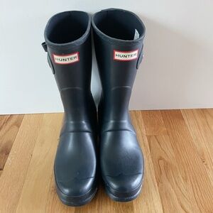 Hunter Original Short Navy rain boots